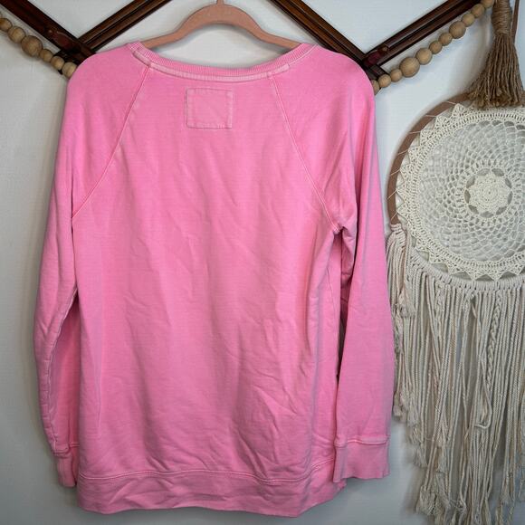 Lilly Pulizter Pink Beach Comber Pullover Sweatshirt - Picture 3 of 4